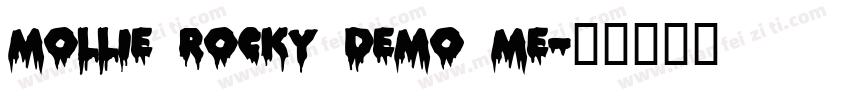 Mollie Rocky DEMO Me字体转换